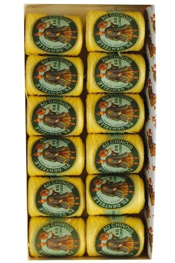 Fil Dentelle Calais Boîte 12 6322 - Soufre 1 Fil Dentelle Calais Boîte 12 6322 - Soufre