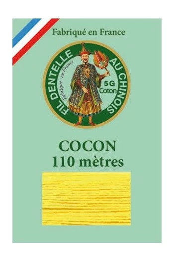 Fil Dentelle Calais Boîte 12 6342 - Jaune 3 Fil Dentelle Calais Boîte 12 6342 - Jaune – Image 3