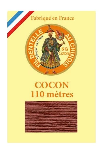 Fil Dentelle Calais Boîte 12 6440 - Châtaigne 3 Fil Dentelle Calais Boîte 12 6440 - Châtaigne – Image 3