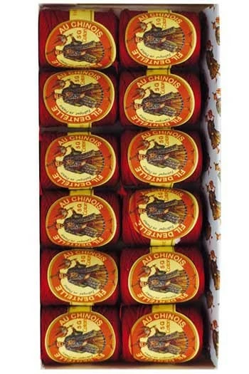 Fil Dentelle Calais Boîte 12 6534 - Rouge 1 Fil Dentelle Calais Boîte 12 6534 - Rouge