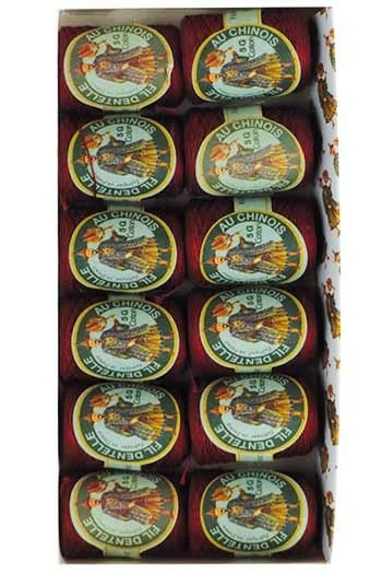 Fil Dentelle Calais Boîte 12 6549 - Bordeaux 1 Fil Dentelle Calais Boîte 12 6549 - Bordeaux