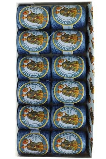 Fil Dentelle Calais Boîte 12 6774 - Bleu 1 Fil Dentelle Calais Boîte 12 6774 - Bleu
