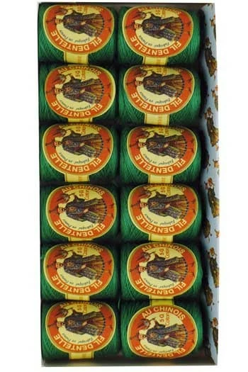 Fil Dentelle Calais Boîte 12 6867 - Vert 1 Fil Dentelle Calais Boîte 12 6867 - Vert