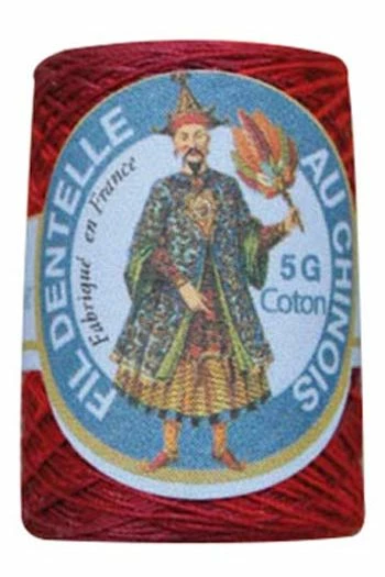 Fil Dentelle Calais Boîte 12 6932 - Feu 2 Fil Dentelle Calais Boîte 12 6932 - Feu – Image 2