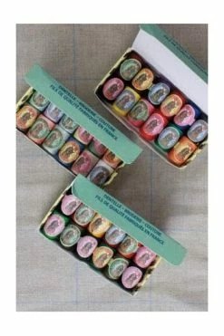 Fil Dentelle Calais Boîte 12 Tons Soutenus N°3 -artisanat Soldes Magasin fil dentelle calais boite 12 tons soutenus n3 5