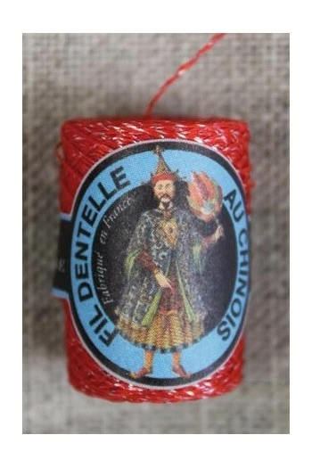 Fil Dentelle Caudry Boîte 3434 - Rouge 3 Fil Dentelle Caudry Boîte 3434 - Rouge – Image 3