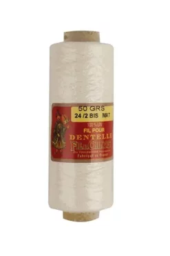 Fil Dentelle Lin écru Mat Fusette 24/2