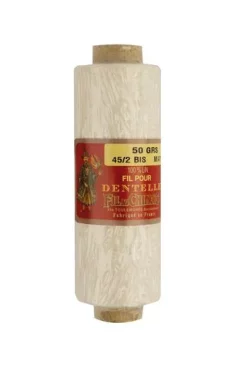 Fil Dentelle Lin écru Mat Fusette 45/2