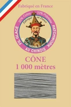 Fil Glacé Patchwork Cône 120 - Gris