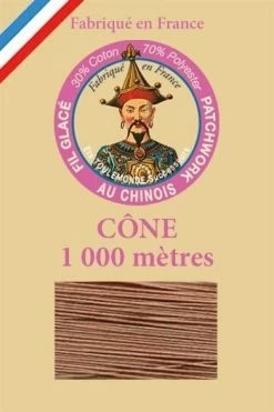 Fil Glacé Patchwork Cône 290 - Noisette