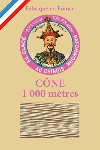 Fil Glacé Patchwork Cône 306 - Lin 1 Fil Glacé Patchwork Cône 306 - Lin