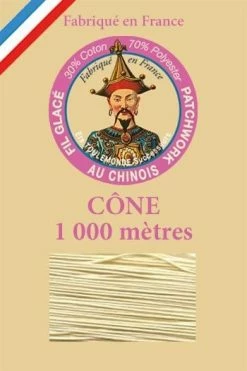 Fil Glacé Patchwork Cône 319 - Ficelle