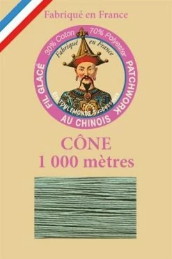 Fil Glacé Patchwork Cône 802 - Vert De Gris