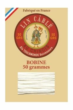 Fil Lin Câblé 332 Bobine 105 - Naturel