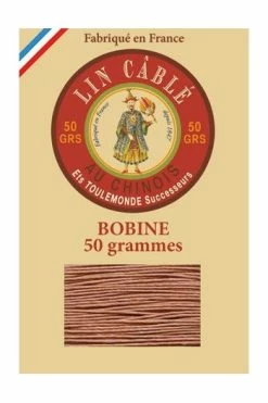 Devant 12 Fil Lin Câblé 332 Bobine 330 - Daim