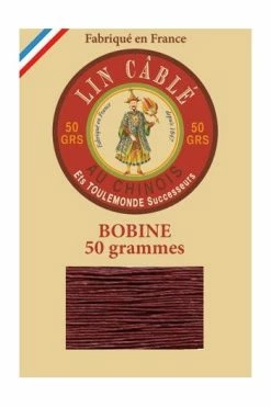 Fil Lin Câblé 332 Bobine 425 - Brique