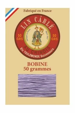 Fil Lin Câblé 332 Bobine 497 - Mauve