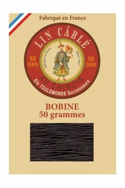 Fil Lin Câblé 332 Bobine 901 - Marron Foncé
