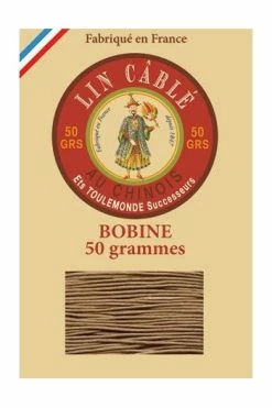 Fil Lin Câblé 432 Bobine 185 - Beige