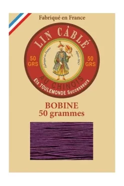 Fil Lin Câblé 432 Bobine 218 - Violet