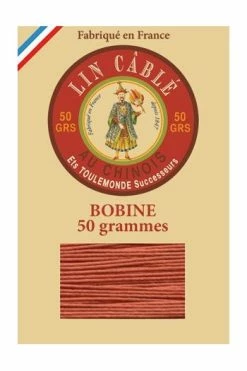 Fil Lin Câblé 532 Bobine 420 - Citrouille