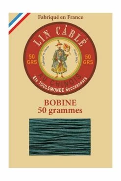 Fil Lin Câblé 632 Bobine 750 - Paon
