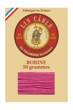 Fil Lin Câblé 832 Bobine 125 - Pivoine