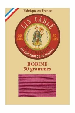 Fil Lin Câblé 832 Bobine 190 - Bois De Rose