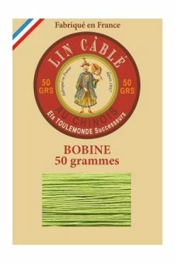 Fil Lin Câblé 832 Bobine 455 - Vert Clair