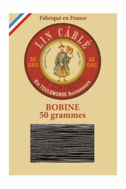 Fil Lin Câblé 832 Bobine 872 - Ardoise