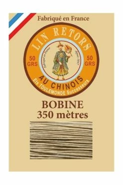 Fil Lin Glacé N°40 Grosse Bobine 282 - Gabardine