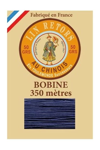 Fil Lin Glacé N°40 Grosse Bobine 678 - Bleu Roy 1 Fil Lin Glacé N°40 Grosse Bobine 678 - Bleu Roy