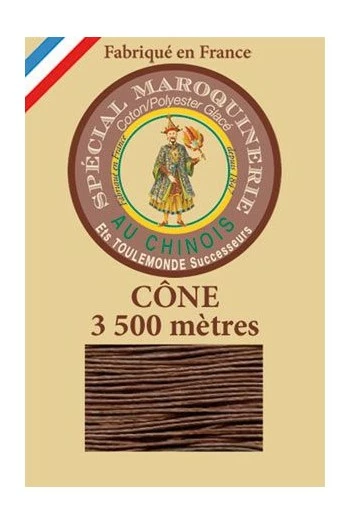 Fil Maroquinerie Grand Cône 28/2 - 276 - Marron 1 Fil Maroquinerie Grand Cône 28/2 - 276 - Marron