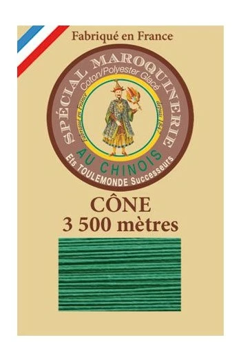 Fil Maroquinerie Grand Cône 28/2 - 436 - Gazon 1 Fil Maroquinerie Grand Cône 28/2 - 436 - Gazon