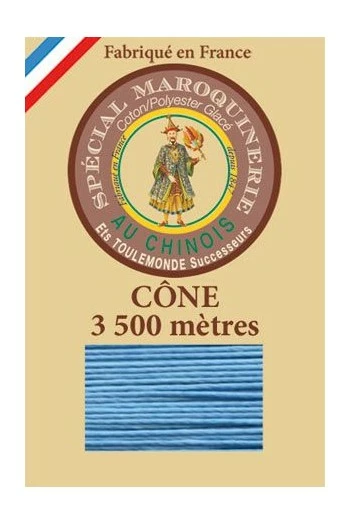 Fil Maroquinerie Grand Cône 28/2 - 677 - Turquoise 1 Fil Maroquinerie Grand Cône 28/2 - 677 - Turquoise