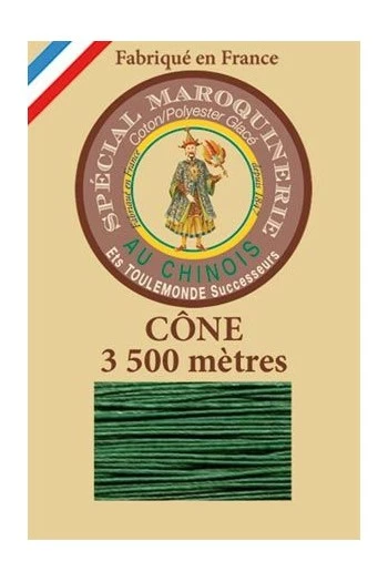 Fil Maroquinerie Grand Cône 28/2 - 767 - Vert 1 Fil Maroquinerie Grand Cône 28/2 - 767 - Vert