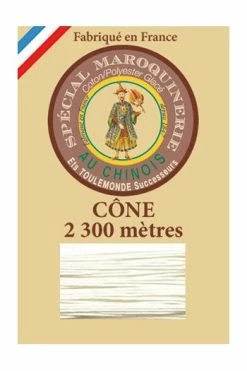 Fil Maroquinerie Grand Cône 28/3 - 105 - Naturel