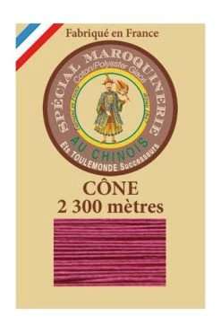 Fil Maroquinerie Grand Cône 28/3 - 190 - Bois De Rose