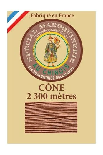 Fil Maroquinerie Grand Cône 28/3 - 330 - Daim 1 Fil Maroquinerie Grand Cône 28/3 - 330 - Daim