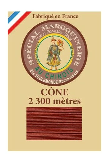 Fil Maroquinerie Grand Cône 28/3 - 333 - Cuivre 1 Fil Maroquinerie Grand Cône 28/3 - 333 - Cuivre