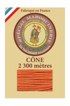 Fil Maroquinerie Grand Cône 28/3 - 419 - Oranger