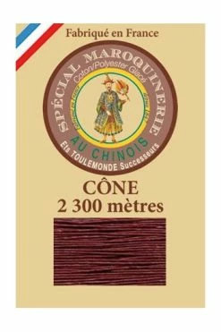 Devant 39 Fil Maroquinerie Grand Cône 28/3 - 425 - Brique