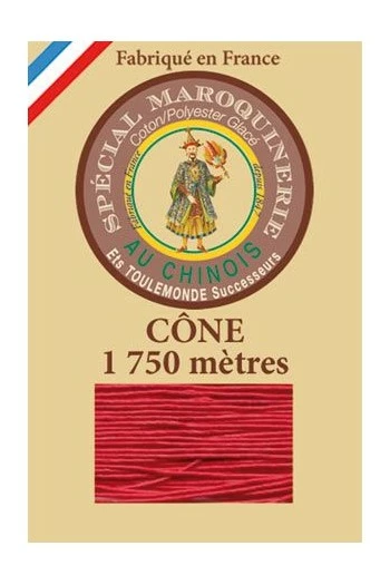 Fil Maroquinerie Grand Cône 28/4 - 128 - Rouge 1 Fil Maroquinerie Grand Cône 28/4 - 128 - Rouge