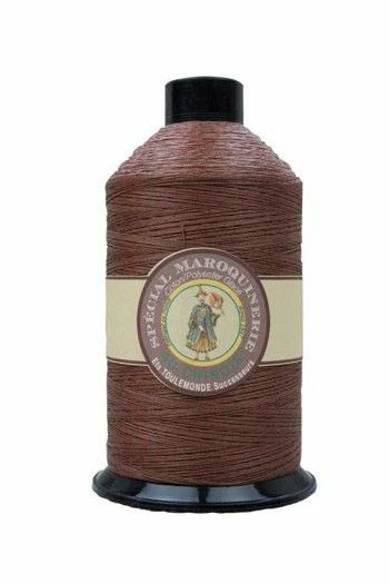 Fil Maroquinerie Grand Cône 28/4 - 419 - Oranger 6 Fil Maroquinerie Grand Cône 28/4 - 419 - Oranger – Image 6