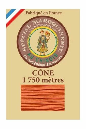 Fil Maroquinerie Grand Cône 28/4 - 419 - Oranger 1 Fil Maroquinerie Grand Cône 28/4 - 419 - Oranger