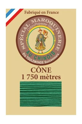 Fil Maroquinerie Grand Cône 28/4 - 436 - Gazon 1 Fil Maroquinerie Grand Cône 28/4 - 436 - Gazon