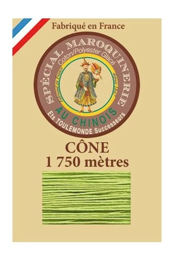 Fil Maroquinerie Grand Cône 28/4 - 455 - Vert Clair 1 Fil Maroquinerie Grand Cône 28/4 - 455 - Vert Clair