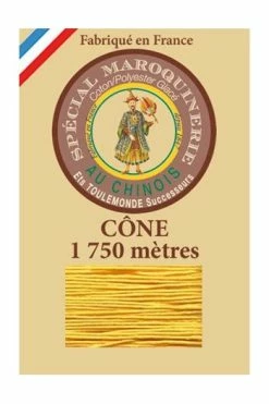 Fil Maroquinerie Grand Cône 28/4 - 508 - Jaune