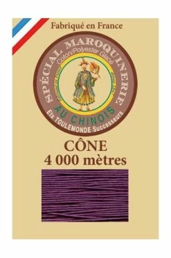 Fil Maroquinerie Grand Cône 50/3 - 218 - Violet