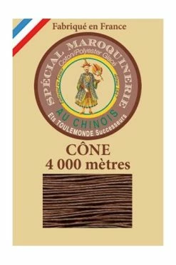 Fil Maroquinerie Grand Cône 50/3 - 276 - Marron